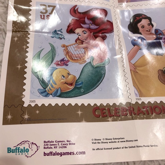 Disney Postage Stamps Puzzle 513 pieces with Poster 2005 Celebration 422 - Picture 6 of 11